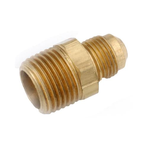 Anderson Metals 714048-0606 .38 Flare x .38 in. Male Iron Pipe Thread Connector