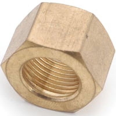 Anderson Metals 730061-06 Compression Nut, 200 psi, Brass 10 Pack
