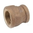thumbnail image 1 of Anderson Metals 738119-0602 Pipe Fitting, Rough Brass Reducing Coupling, Lead Free, 3/8 x 1/8 In. - Quantity 5, 1 of 1