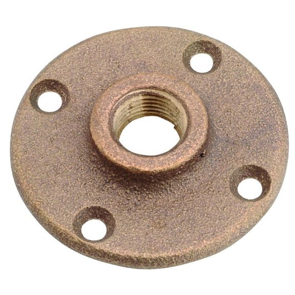 Anderson Metals 738151-08 Brass Floor Flange, 1/2"
