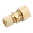 thumbnail image 1 of Anderson Metals 750082-0806 Reducing Union, Brass, 1/2 In. Compression x 3/8 In. Compression - Quantity 5, 1 of 1