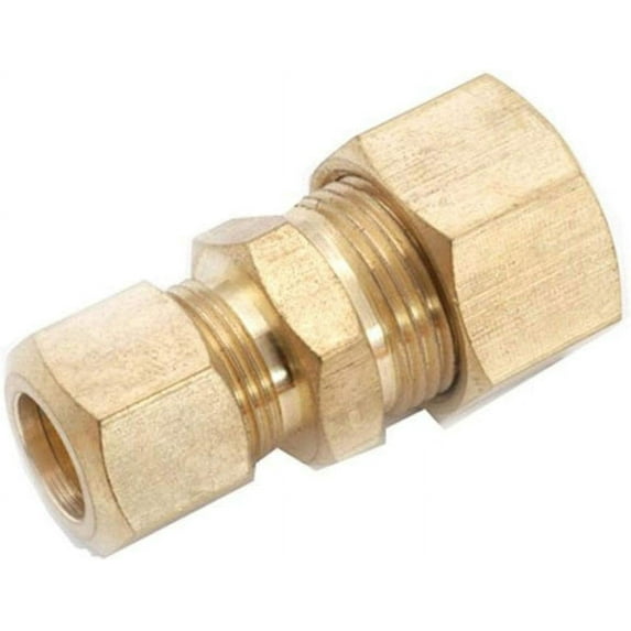 Anderson Metals 750082-1006 5/8-Inch by 3/8-Inch Low Lead Reducing Union, Brass