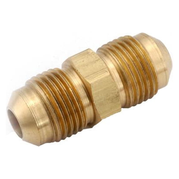 Anderson Metals 754042-08 Pipe Fitting, Flare Union, Lead Free Brass, 1/2 In. - Quantity 5