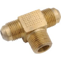 Anderson Metals 1/2 In. x 1/2 In. x1/2 In. MPT Flare Brass Tee 754045-0808