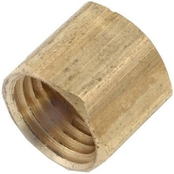 Anderson Metals 756108-04 Brass Cap, 1/4" Pack Of 10