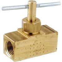 Anderson Metals 759134-04 .25 in. Female Pipe Thread Straight Needle Valve