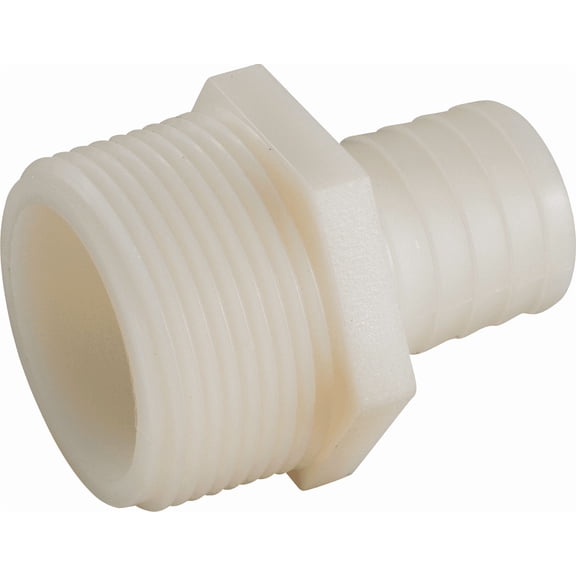 Anderson Metals Barbed Nylon Connector - Pack of 12 Residential Use, Standard Application