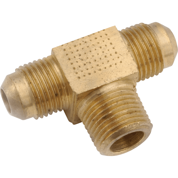 Anderson Metals Flare Tee With Male Pipe Thread - Pack of 2  Residential Use, Standard Application