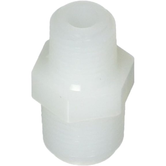 Anderson Metals Corp. Plastic Reducing Hex Nipple - Plastic Pipe Nipple - Multicolor