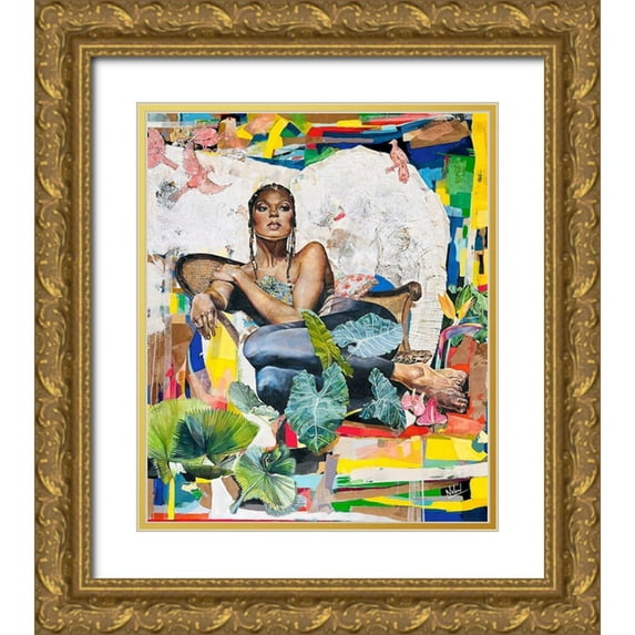 Anderson, Noland 20x23 Gold Ornate Wood Framed with Double Matting Museum Art Print Titled - The Ramona Leeza