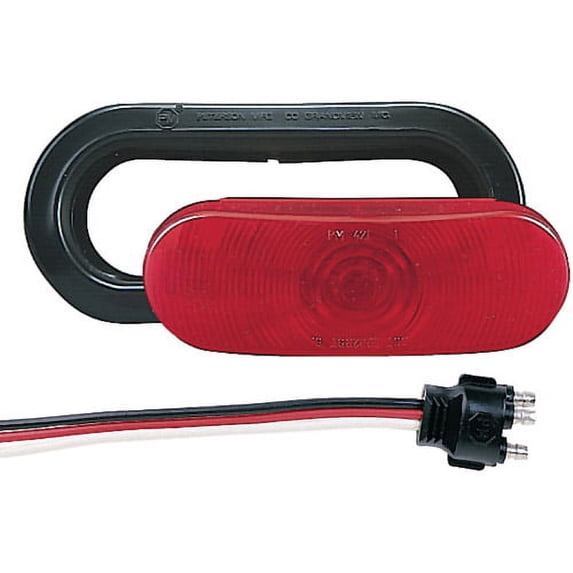 Anderson Oval Stop/Turn/Tail Light Kit, Red