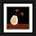 thumbnail image 1 of Anderson-Tapp, Jocelyne 20x20 Black Ornate Wood Framed with Double Matting Museum Art Print Titled - Playful Posies I, 1 of 4