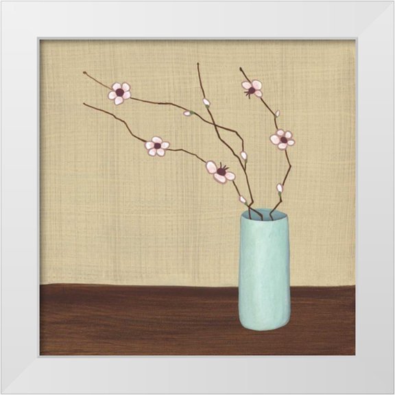 Anderson-Tapp, Jocelyne 20x20 White Modern Wood Framed Museum Art Print Titled - Springtime Blush II