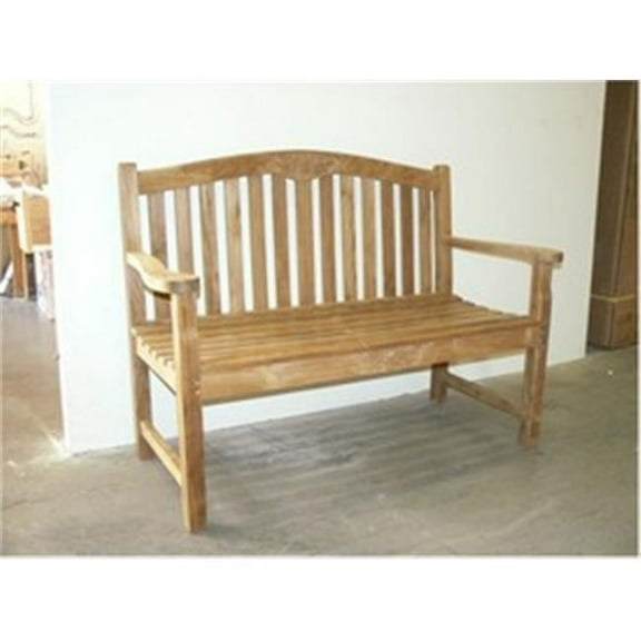 Anderson Teak BH-050RS 50 Inch Round Rose Bench
