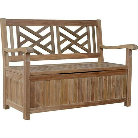 Anderson Teak BH-153SB 48 x 20 x 36 in. Vilano Storage Bench