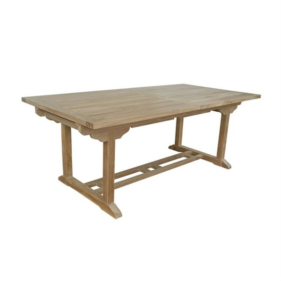 Anderson Teak Bahama Butterfly Patio Dining Table in Natural