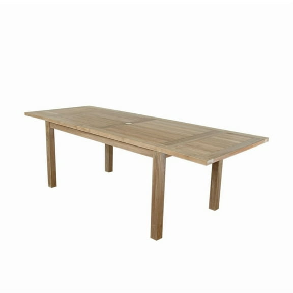 Anderson Teak Bahama 95" Rectangular Table With Double Leaf Extensions