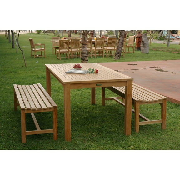 Anderson Teak Bahama Hampton 3-Pieces Dining Set