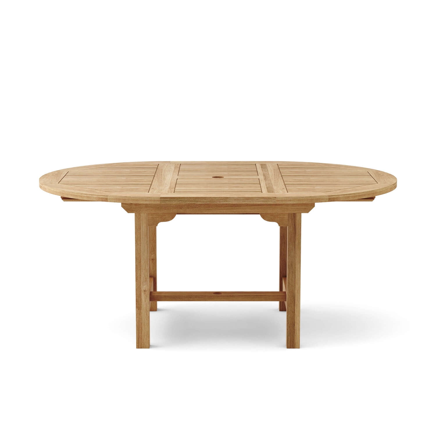 Bahama 67'' Oval Teak Extension Dining Table