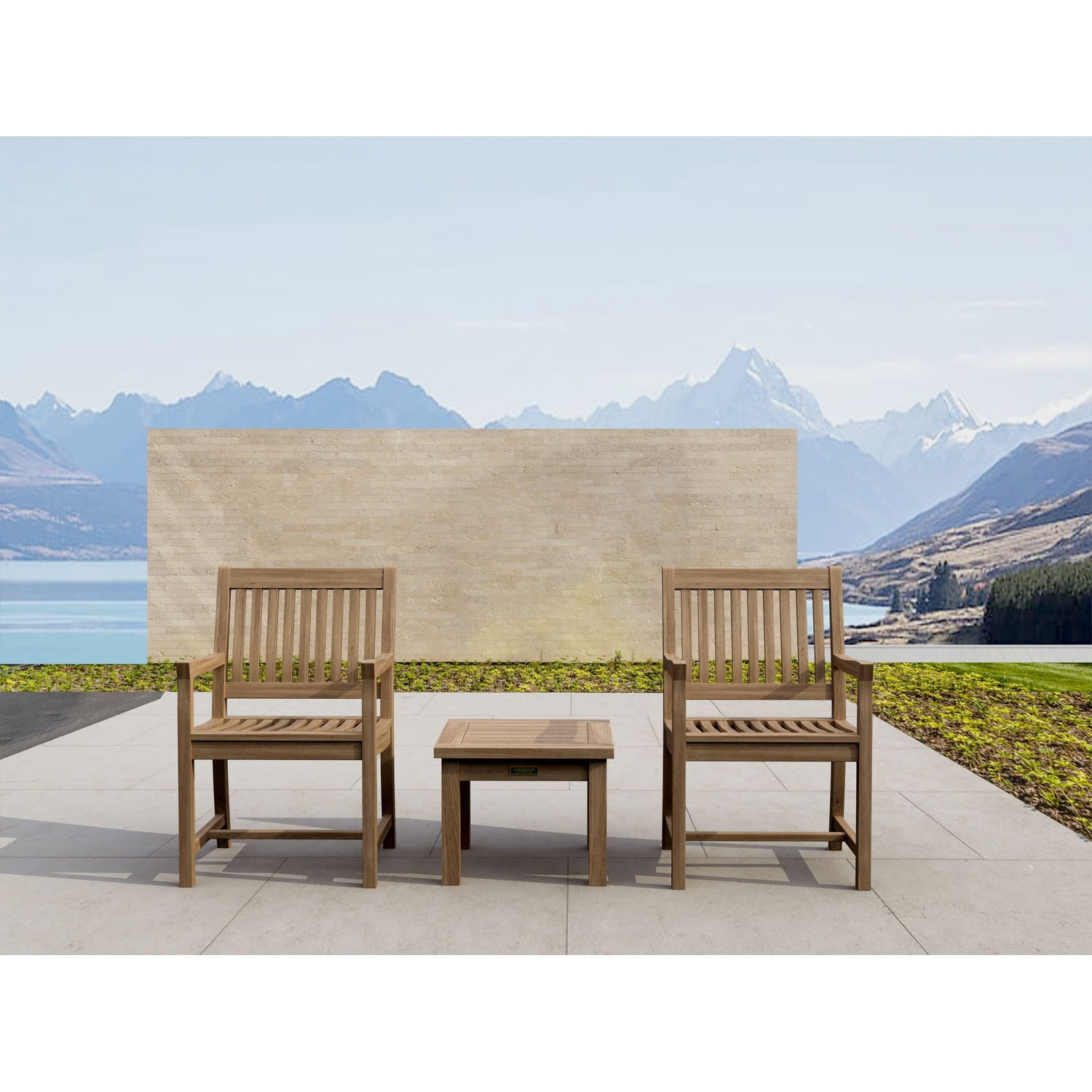 Anderson Teak Bahama Rialto 3-Pieces Set - Walmart.com