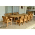 thumbnail image 1 of Anderson Teak Bahama Sahara 11-Pieces Rectangular Dining Set-Size:10', 1 of 2