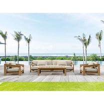 Anderson Teak Bahama Sahara 9-Pieces 87" Oval Dining Set.-Size:87"