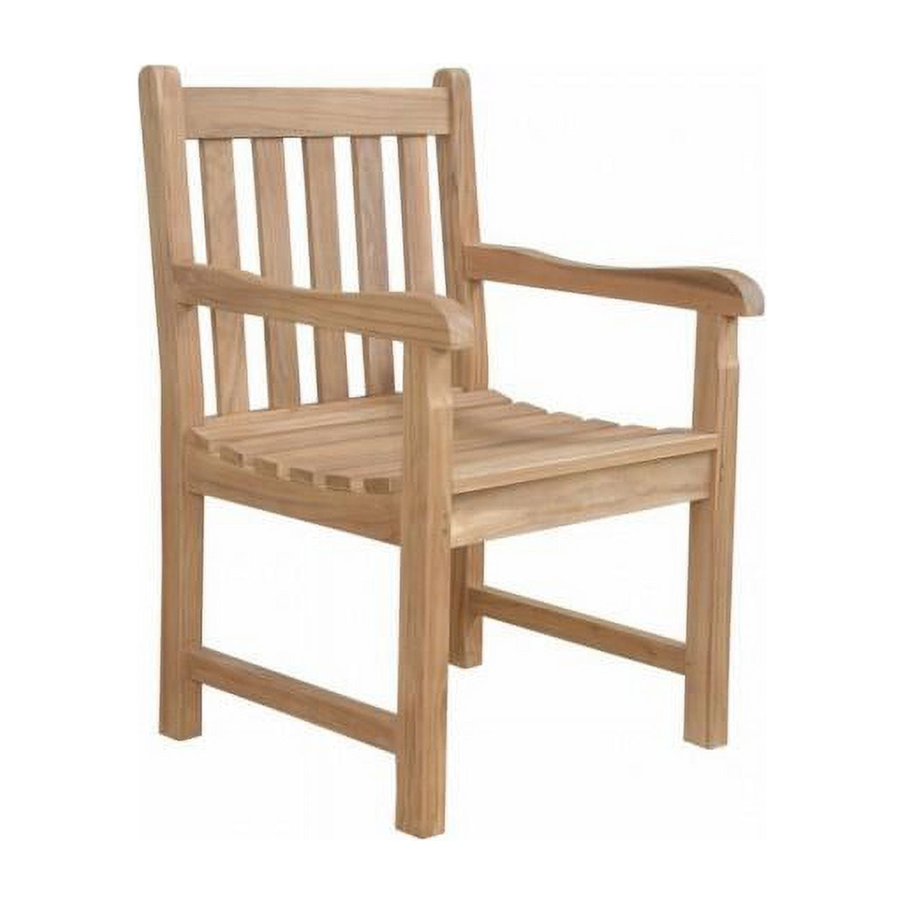 Braxton Teak Outdoor Dining Chair with Cushions