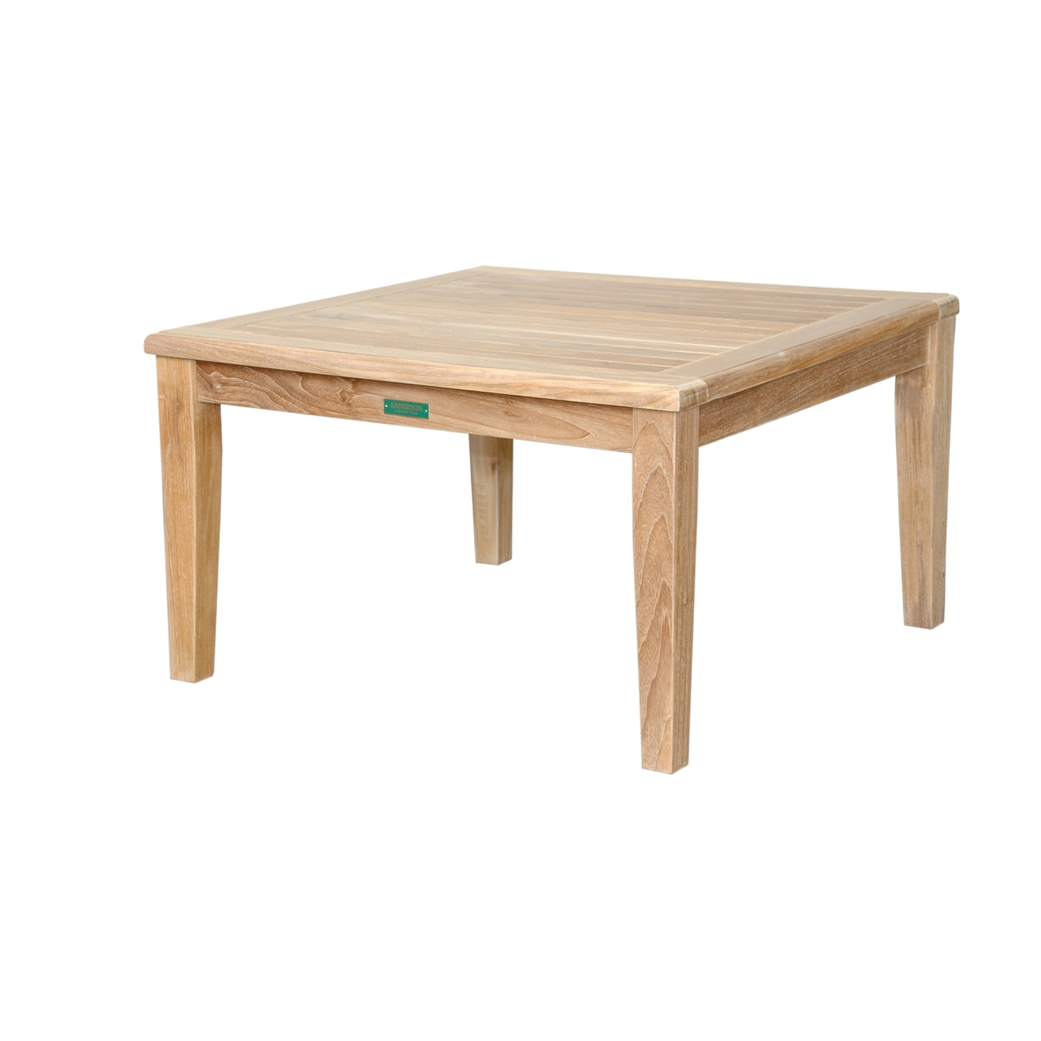 Brianna 34" Square Teak Outdoor Coffee Table