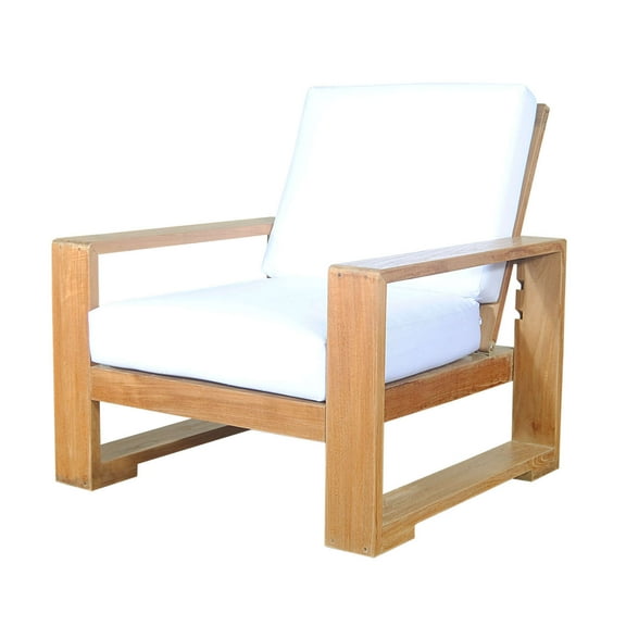 Anderson Teak Capistrano Teak Deep Seating Armchair in Natural
