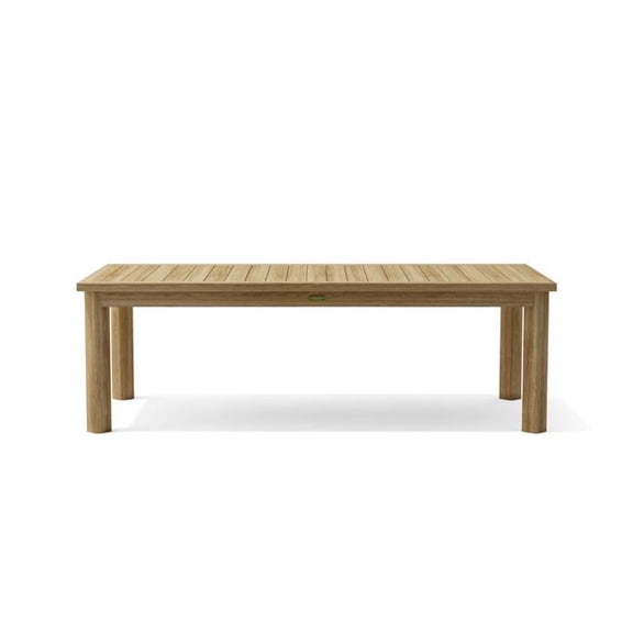 Anderson Teak TB-092R Chelsea Rectangular Dining Table, Natural