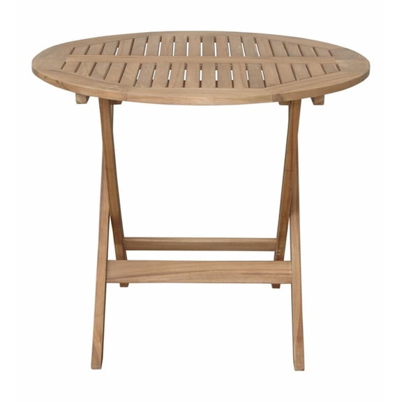 Anderson Teak Chester 32" Round Folding Picnic Table