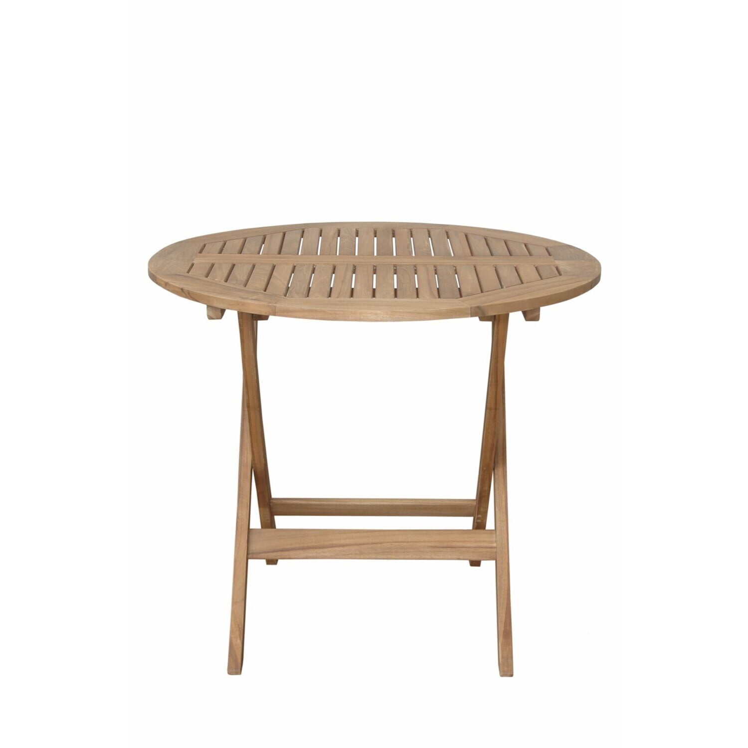 Chester 32" Round Folding Teak Patio Table