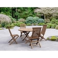 thumbnail image 1 of Anderson Teak Classic Bahama 5-Pieces Folding Dining Set, 1 of 2