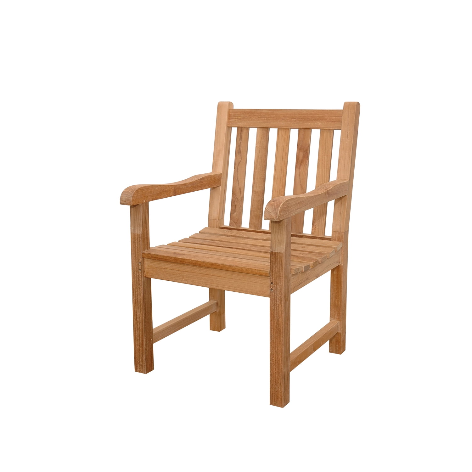 Classic Teak Natural Outdoor Dining Armchair