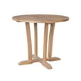 thumbnail image 1 of Anderson Teak Descanso Traditional Teak Bistro Table in Brown Finish, 1 of 3