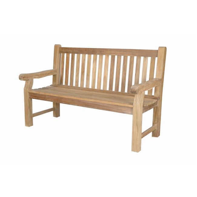 Devonshire Natural Teak 3-Seater Outdoor Bench