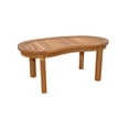 thumbnail image 1 of Anderson Teak Curve Outdoor Coffee Table in Natural, 1 of 2