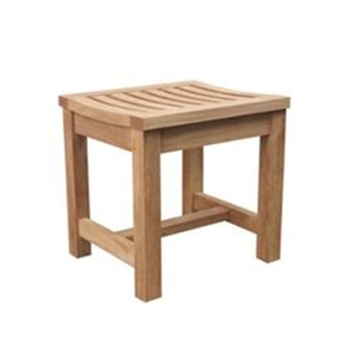 Madison 24'' Teak Backless Outdoor Chair