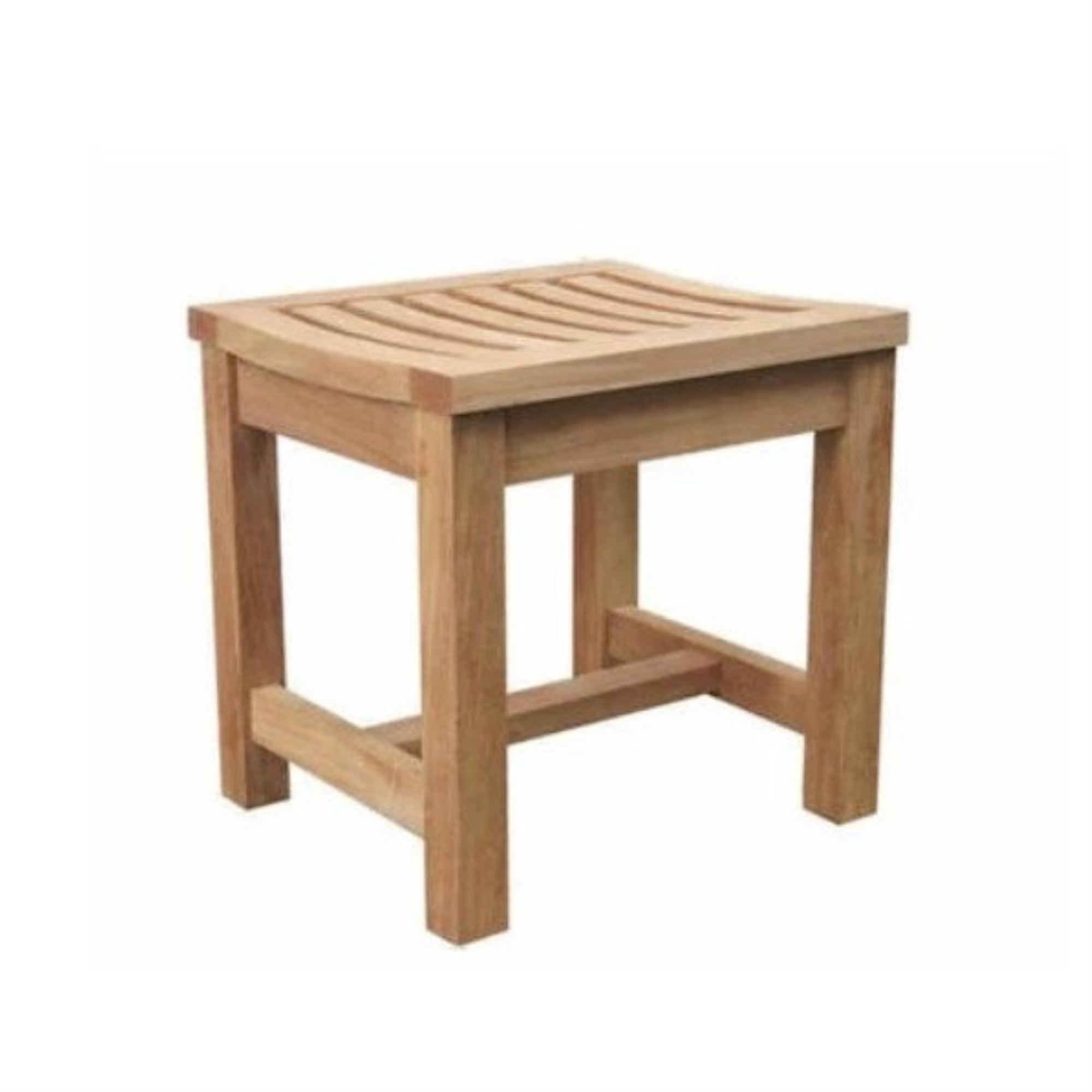 Madison 24'' Teak Backless Outdoor Chair