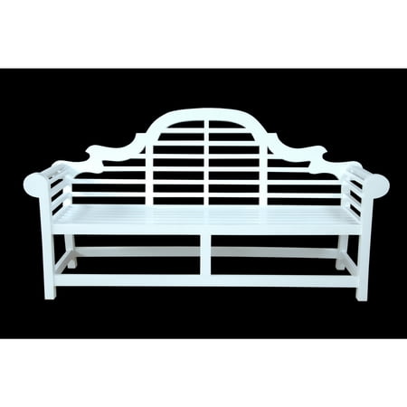 Anderson Teak Marlborough Outdoor 3 Seater Bench-Size:White