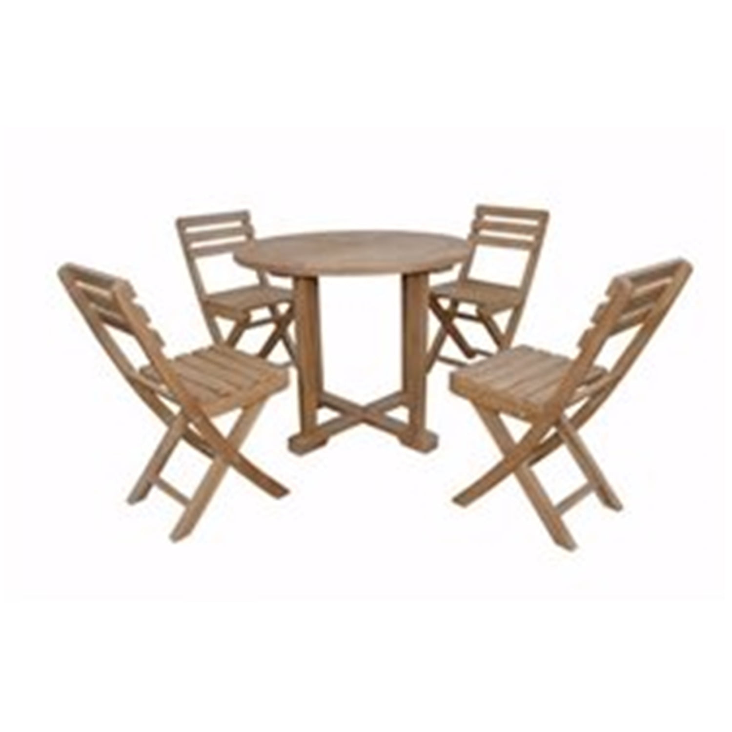 Montage Alabama 5-Piece Teak Outdoor Bistro Set
