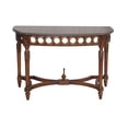 thumbnail image 1 of Anderson Teak Neoclassical Demilune Console, 1 of 2