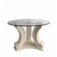 thumbnail image 1 of Anderson Teak Regency Contemporary Limestone Entry Hallway Table in Beige, 1 of 3
