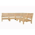 thumbnail image 1 of Anderson Teak Riviera Luxe 5-Pieces Modular Set, 1 of 4