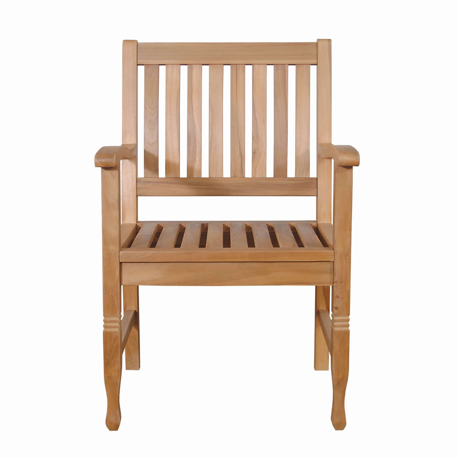 Rockford Teak Outdoor Dining Armchair with Engravings