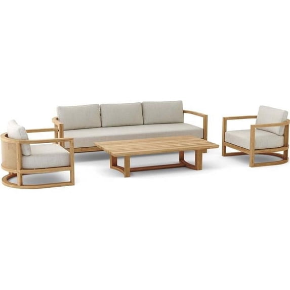 Anderson Teak SET-221 Junus Deep Seating Set - 4 Piece