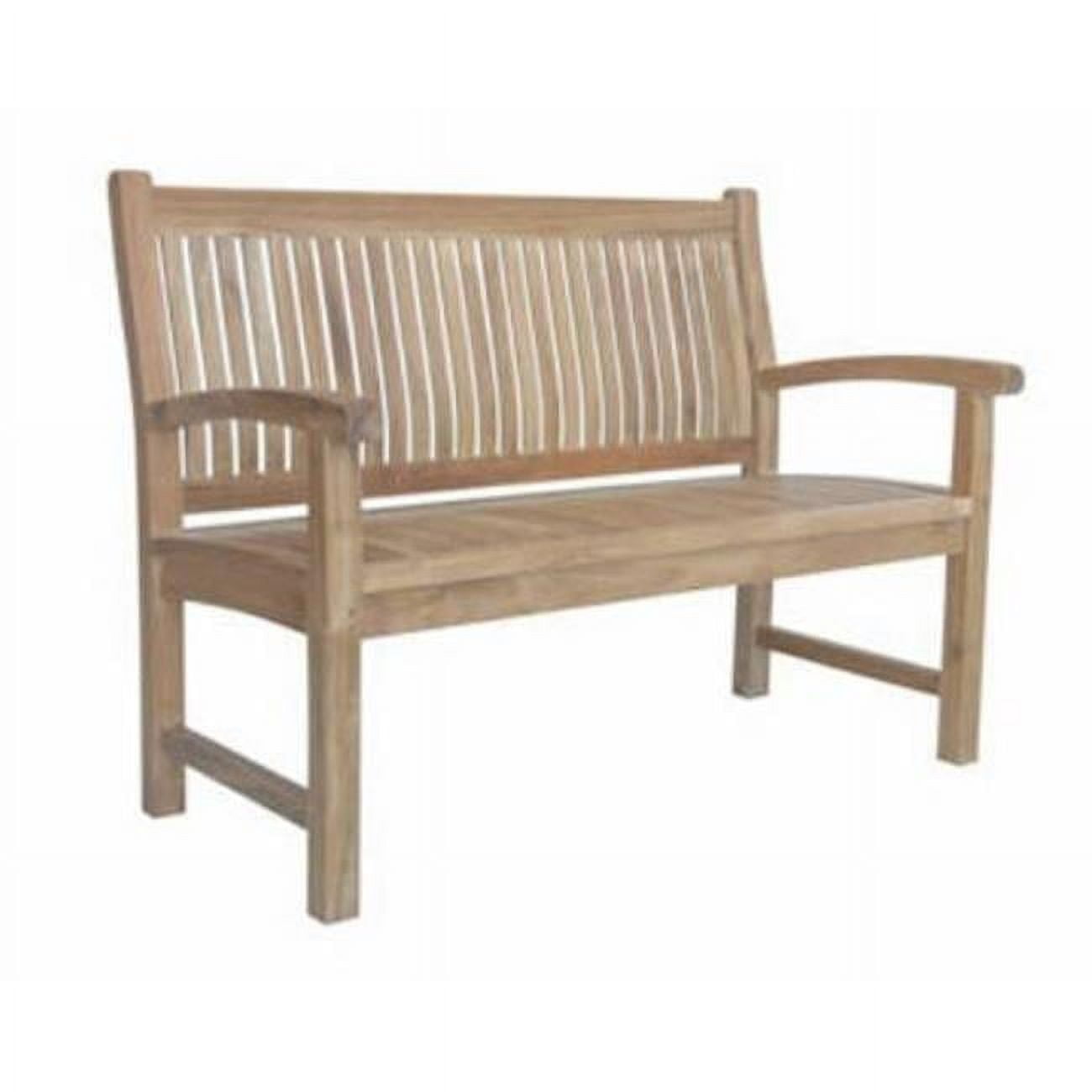 Sahara 47" Teak 2-Seater Outdoor Bench