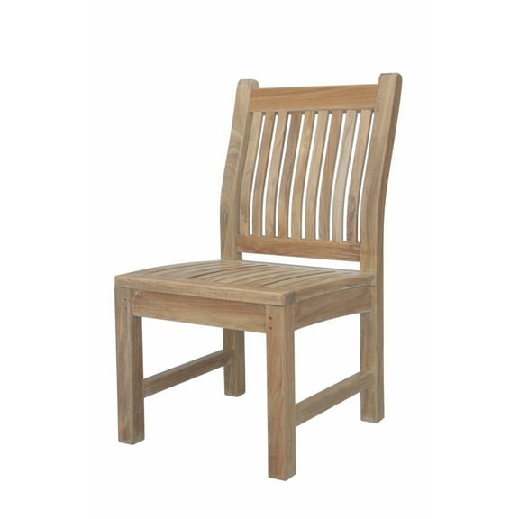 Anderson Teak Sahara Patio Dining Chair in Natural