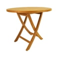 thumbnail image 1 of Anderson Teak TBF-035R 35 in. Bahama Round Bistro Folding Table, 1 of 2