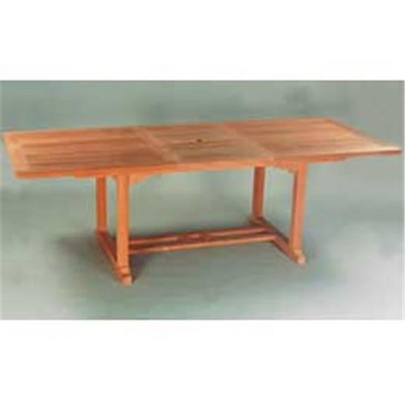 Anderson Teak TBX-010R 10-Foot Rectangular Extension Table